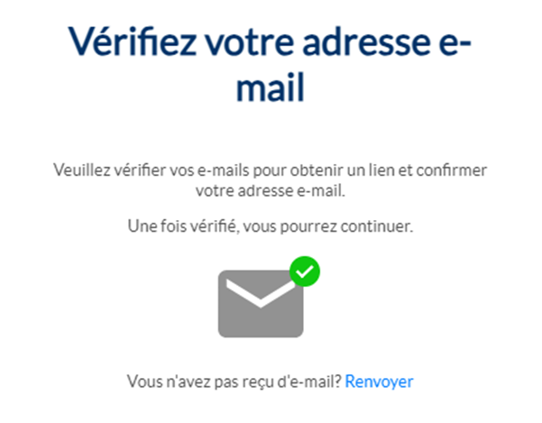 Je nai pas reçu mon lien de validation par e mail Que dois je faire